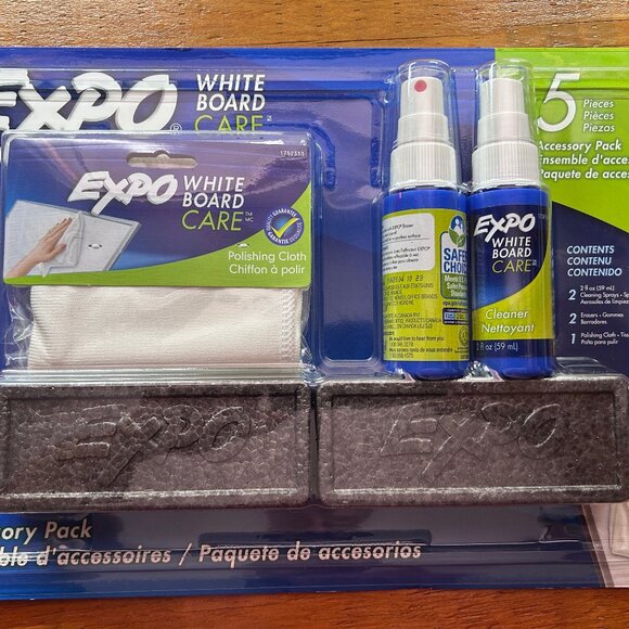 EXPO 071641231351 White Board Care Kit 5-Piece Accessory Pack **NEW** - Picture 2 of 3